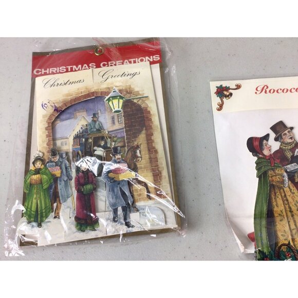Vintage Christmas Holiday Decorations Cut Outs NEW - Picture 6 of 8